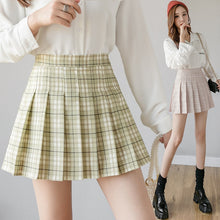 Load image into Gallery viewer, Hot Style Harajuku Fashion Women Japanese Style  Mini Pleated Skirts Casual Loose Plaid Skirt High-Rise Waist New Fashion
