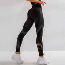 Load image into Gallery viewer, Sexy High Waist Fitness Leggings Women Seamless Leggings Hollow Printed Workout Slim Pants Spandex Elastic ityWorkout Socks
