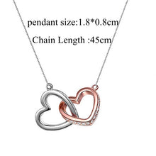 Load image into Gallery viewer, Heart Pendant Necklaces for Women Necklace Gift Female Girl Crystal Infinity Necklace Gifts Wife Lovers To My Soulmate Jewelry
