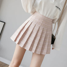 Load image into Gallery viewer, Hot Style Harajuku Fashion Women Japanese Style  Mini Pleated Skirts Casual Loose Plaid Skirt High-Rise Waist New Fashion
