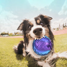 Load image into Gallery viewer, Pet Dog Squeaky Toys Ball Puppy Chew Toys Squeak Sound Pure Natural Non-Toxic Rubber Outdoor Play Small Big Dog Funny Elasticity Ball

