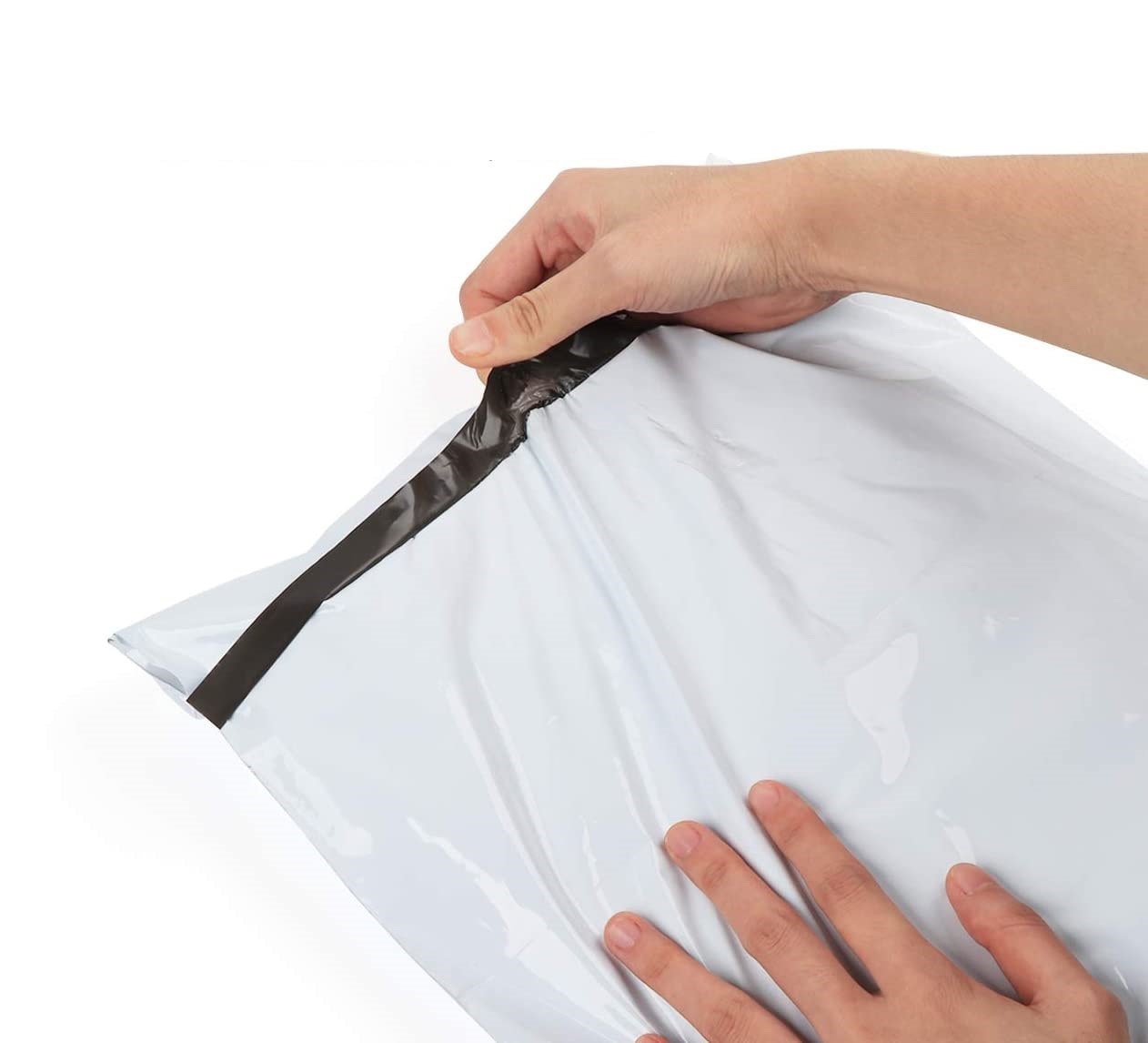 Plastic Mailer Bag Shipping Package White Foldable Envelope Bag Postage Poly Currier Bag Packaging Bag for Shipping Delivery