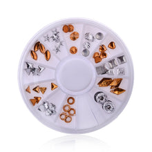 Load image into Gallery viewer, Total Nail Bling Kit 2mm/3mm/4mm/5mm AB Acrylic Diamond Nail Glitter Rhinestones Crystals DIY Nail Art Decorations Manicure Accessories Tools
