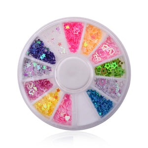 Total Nail Bling Kit 2mm/3mm/4mm/5mm AB Acrylic Diamond Nail Glitter Rhinestones Crystals DIY Nail Art Decorations Manicure Accessories Tools