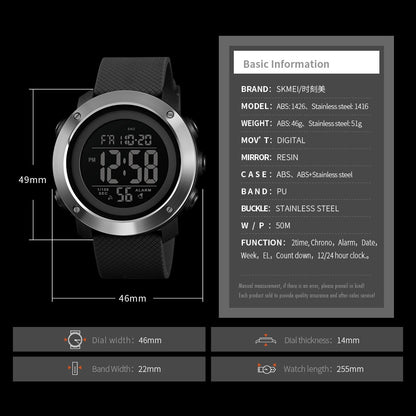 Top Brand Waterproof LED Digital Sports Watches Men Fashion Casual Men's Luxury Wristwatches Clock Man Relogio Masculino