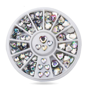 Total Nail Bling Kit 2mm/3mm/4mm/5mm AB Acrylic Diamond Nail Glitter Rhinestones Crystals DIY Nail Art Decorations Manicure Accessories Tools