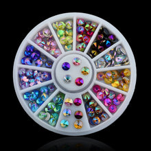 Load image into Gallery viewer, Total Nail Bling Kit 2mm/3mm/4mm/5mm AB Acrylic Diamond Nail Glitter Rhinestones Crystals DIY Nail Art Decorations Manicure Accessories Tools

