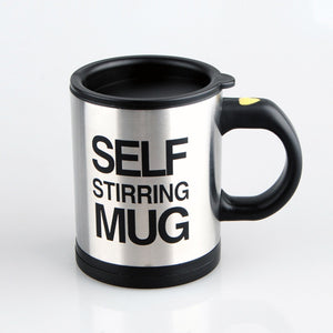 400ml Automatic Self Stirring Coffee Mug Liquid Mixing Stainless Steel Thermal Cup Electric Double Insulated Smart Cup