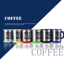 Load image into Gallery viewer, 400ml Automatic Self Stirring Coffee Mug Liquid Mixing Stainless Steel Thermal Cup Electric Double Insulated Smart Cup
