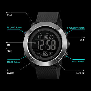 Top Brand Waterproof LED Digital Sports Watches Men Fashion Casual Men's Luxury Wristwatches Clock Man Relogio Masculino