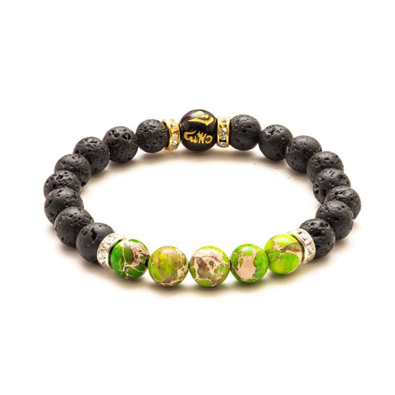 7 Chakra Bracelet with Meaning Card for Men Women Natural Crystal Healing Anxiety Jewelry Mandala Yoga Meditation Bracelet Gift