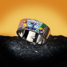 Load image into Gallery viewer, Unique Cat Rings For Women White CZ Handmade Enamel Lovely Trendy Ring Party Fashion Jewelry Great Gift for Someone
