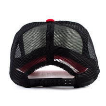 Load image into Gallery viewer, Geebro Fashion Five Point Star Pattern Baseball Cap Outdoor Baseball Hat Breathable Men Women Summer Mesh SnapbackCaps
