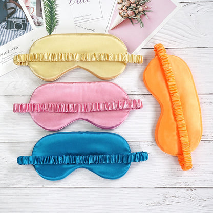 Sleeping Eye Mask Bag Soft Comfort Multicolor Silk Shading Sleep Mask Cover Blindfold Shield Patch Eyeshade Health Sleeping Shield Bag