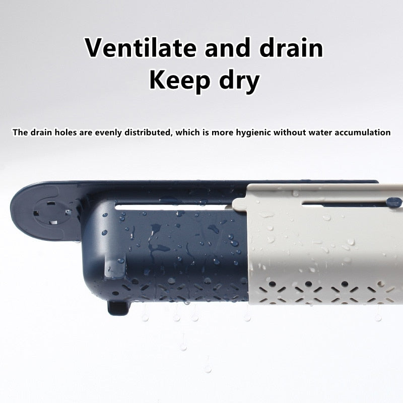 Kitchen Sink Shelf Telescopic Towel Holder Sinks Organizer Soap Sponge Holder Sink Drain Rack Storage Basket Kitchen Gadgets Accessories