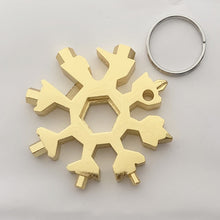 Load image into Gallery viewer, Multi-Tool Snowflake Turtle Wrench Tool Spanner Hex Wrench Multifunction Camping Outdoor Survival Tools Opener Screwdriver
