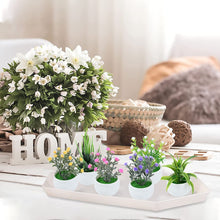 Load image into Gallery viewer, Mini Artificial Plants Bonsai Small Simulated Tree Pot Grass Fake Flowers For Home Garden Office Table Room Decoration Ornaments
