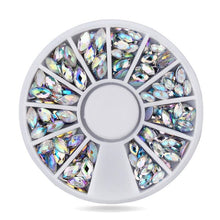 Load image into Gallery viewer, Total Nail Bling Kit 2mm/3mm/4mm/5mm AB Acrylic Diamond Nail Glitter Rhinestones Crystals DIY Nail Art Decorations Manicure Accessories Tools
