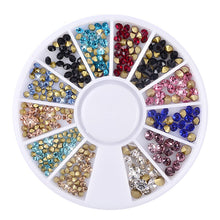 Load image into Gallery viewer, Total Nail Bling Kit 2mm/3mm/4mm/5mm AB Acrylic Diamond Nail Glitter Rhinestones Crystals DIY Nail Art Decorations Manicure Accessories Tools
