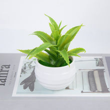 Load image into Gallery viewer, Mini Artificial Plants Bonsai Small Simulated Tree Pot Grass Fake Flowers For Home Garden Office Table Room Decoration Ornaments
