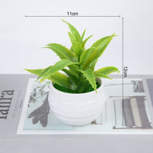 Load image into Gallery viewer, Mini Artificial Plants Bonsai Small Simulated Tree Pot Grass Fake Flowers For Home Garden Office Table Room Decoration Ornaments
