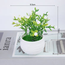 Load image into Gallery viewer, Mini Artificial Plants Bonsai Small Simulated Tree Pot Grass Fake Flowers For Home Garden Office Table Room Decoration Ornaments
