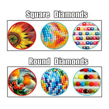 Load image into Gallery viewer, Tea Cup &amp; Flower 5D Diamond Arts Painting DIY Full Drill Square Round Diamonds Craft Supplies Embroidery Rhinestone Painting Home Decoration
