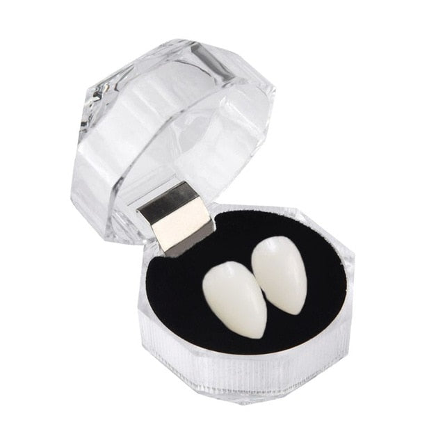 Adult Kids Halloween Party Costume Vampire False Teeth Fangs Horror Dress Cosplay Photo Props Favors DIY Decorations