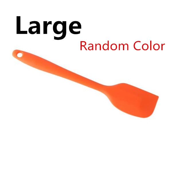 Silicone Stirring Rod Spoon for DIY Soap Heat-resistant Baking Scraper Soap Making Tools Various Color and Sizes Optional