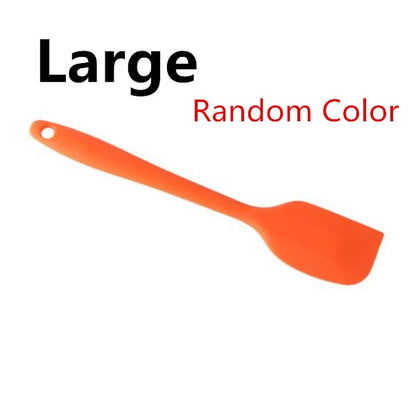 Silicone Stirring Rod Spoon for DIY Soap Heat-resistant Baking Scraper Soap Making Tools Various Color and Sizes Optional