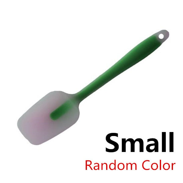 Silicone Stirring Rod Spoon for DIY Soap Heat-resistant Baking Scraper Soap Making Tools Various Color and Sizes Optional