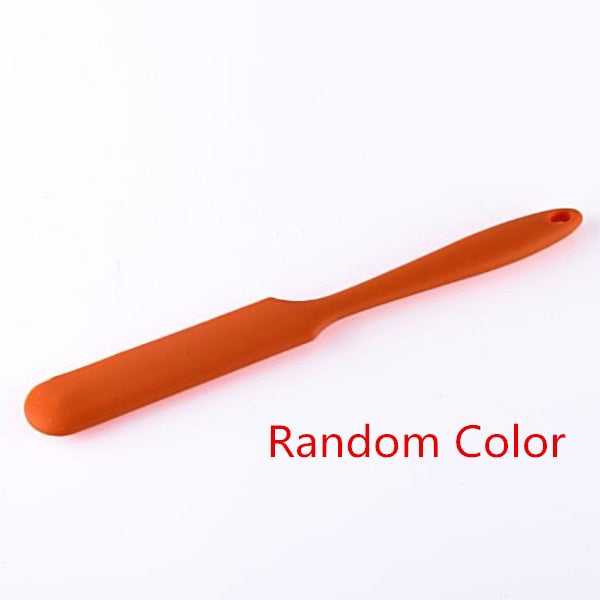 Silicone Stirring Rod Spoon for DIY Soap Heat-resistant Baking Scraper Soap Making Tools Various Color and Sizes Optional