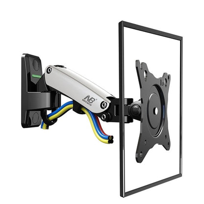 NB F120 17-27" aluminum GS Gas Spring 360 rotate Full Motion TV Wall Mount Bracket lcd monitor wall mount stand  screen holder