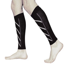 Load image into Gallery viewer, 1-Pair Calf Support Graduated Compression Leg Sleeve Socks Outdoor Exercise Sports Safety Knee Support Protection Knee Brace
