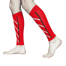 Load image into Gallery viewer, 1-Pair Calf Support Graduated Compression Leg Sleeve Socks Outdoor Exercise Sports Safety Knee Support Protection Knee Brace
