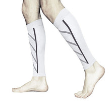 Load image into Gallery viewer, 1-Pair Calf Support Graduated Compression Leg Sleeve Socks Outdoor Exercise Sports Safety Knee Support Protection Knee Brace
