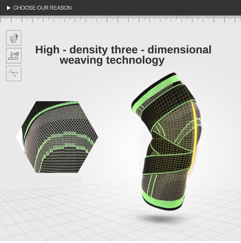 Sports Fitness Knee Pads Support Bandage Braces Elastic Nylon Sport Compression Sleeve for All Sports Protective Clothing