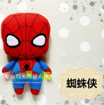 Cartoon heros  Fabric Felt kit Non-woven cloth Craft DIY Sewing set Felt Handwork Material DIY needlework supplies