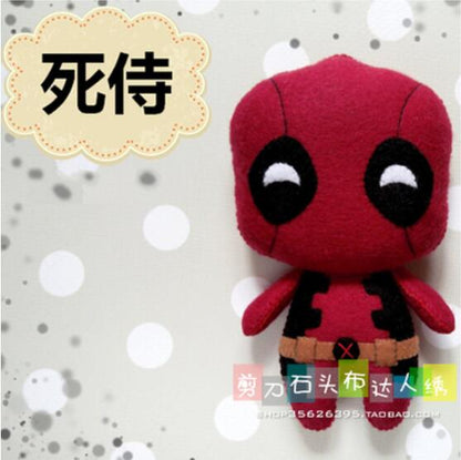 Cartoon heros  Fabric Felt kit Non-woven cloth Craft DIY Sewing set Felt Handwork Material DIY needlework supplies