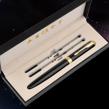 Load image into Gallery viewer, Luxury 0.5mm Metal Roller Ball Pen with Black Ink Refills Ballpoint Signature Pen for Business Christmas Coworker Gift Great Pens
