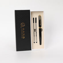 Load image into Gallery viewer, Luxury 0.5mm Metal Roller Ball Pen with Black Ink Refills Ballpoint Signature Pen for Business Christmas Coworker Gift Great Pens
