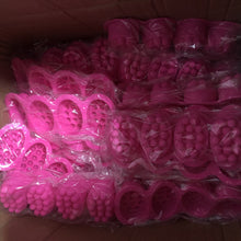 Load image into Gallery viewer, 4-Cavity Molds 3D Handmade Soap Silicone Mold Massage Therapy Bar Soap Making Mould DIY Oval Shape Soaps Resin Crafts
