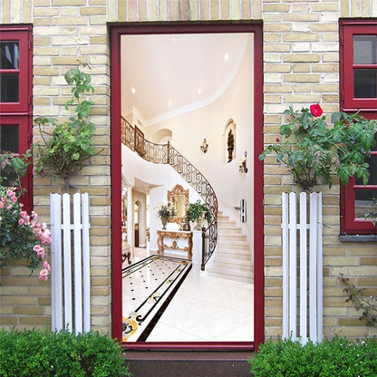 3D Door Art Decal Sticker PVC Self Adhesive Waterproof Wall Mural Decals Sticker on the Doors DIY Home Designs