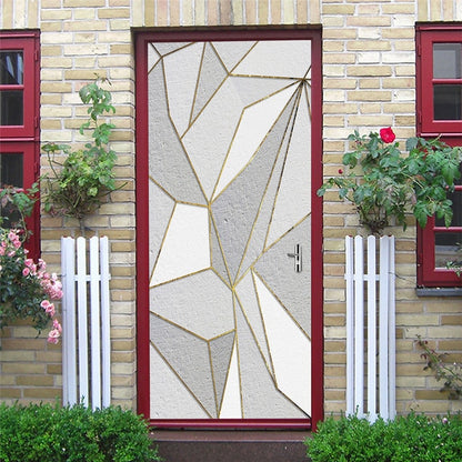3D Door Art Decal Sticker PVC Self Adhesive Waterproof Wall Mural Decals Sticker on the Doors DIY Home Designs
