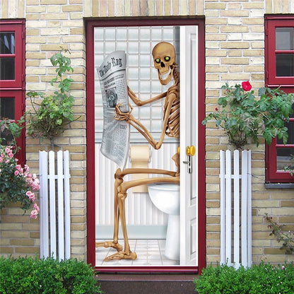 3D Door Art Decal Sticker PVC Self Adhesive Waterproof Wall Mural Decals Sticker on the Doors DIY Home Designs