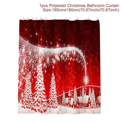 Christmas Decor Flannel Carpet Home Rug Bathroom Doormat Merry Christmas Decor 2021 Navidad Xmas Party Decor Happy New Year