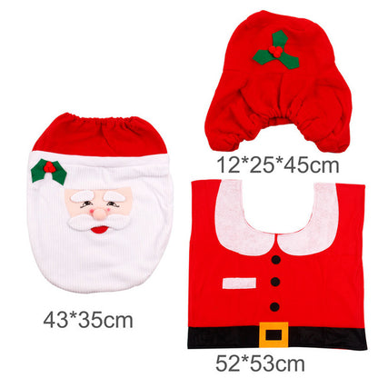 Christmas Decor Flannel Carpet Home Rug Bathroom Doormat Merry Christmas Decor 2021 Navidad Xmas Party Decor Happy New Year