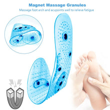 Load image into Gallery viewer, Unisex Magnetic Massage Insoles Foot Acupressure Shoe Pads Therapy Slimming Insoles for Weight Loss Transparent
