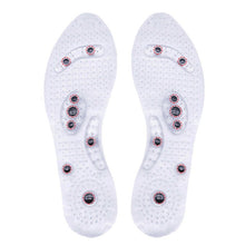 Load image into Gallery viewer, Unisex Magnetic Massage Insoles Foot Acupressure Shoe Pads Therapy Slimming Insoles for Weight Loss Transparent
