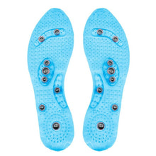 Load image into Gallery viewer, Unisex Magnetic Massage Insoles Foot Acupressure Shoe Pads Therapy Slimming Insoles for Weight Loss Transparent
